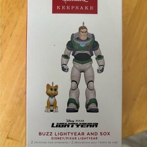 Lightyear Buzz Lightyear and Sox Keepsake Ornament